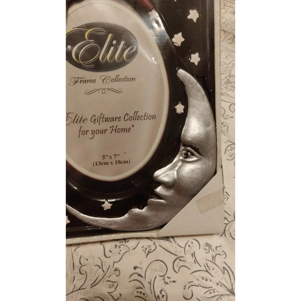 Elite Frame Collection Celestial Sun & Moon 5x7 Photo Frame Vintage Gift Decor
